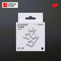 Classic Twin White 100pcs - MAKOBRICKS - Building Bricks
